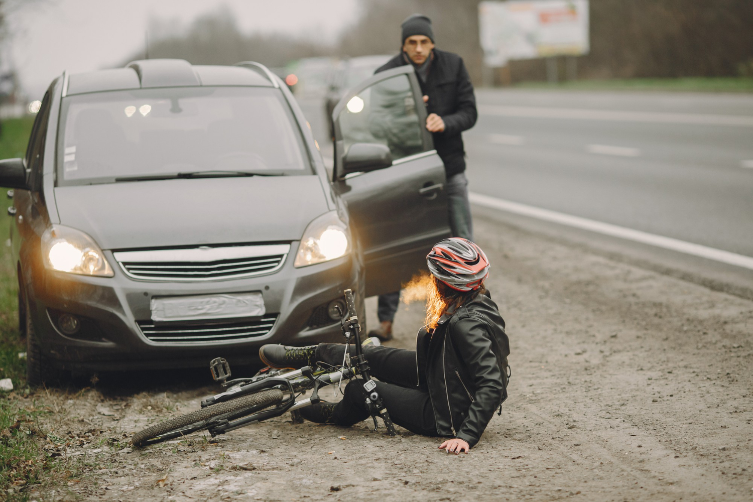 Dwa wypadki, jedna osoba trafiła do szpitala